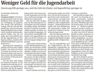 VSJugendarbeit kürzung