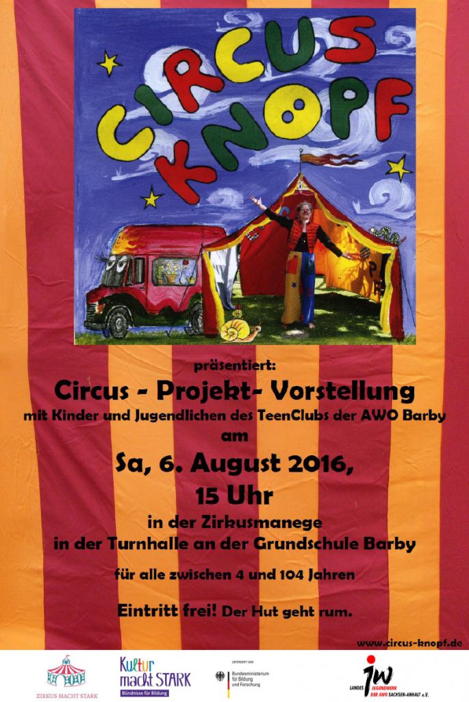 Plakat mit Logo